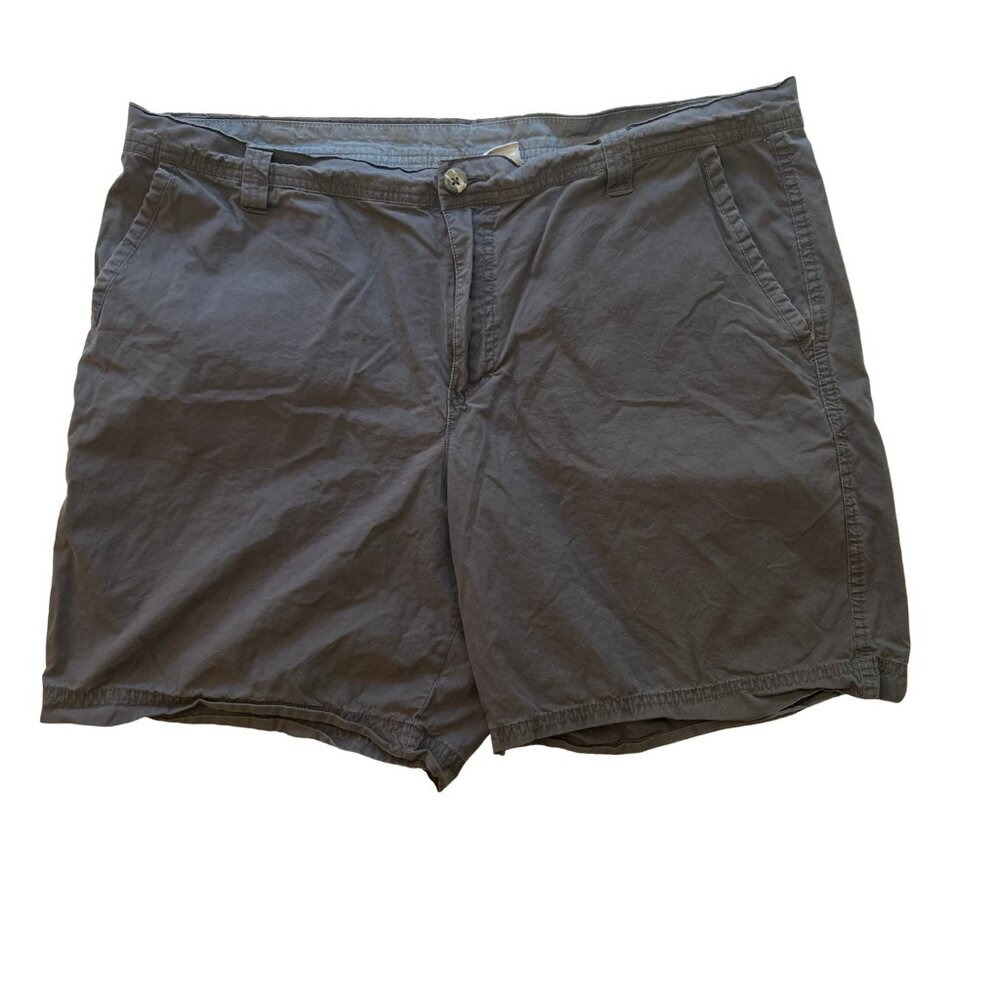 Columbia Men's 38Wx8L Dark Gray Chino Shorts Outdoors Fishing Hiking Camping